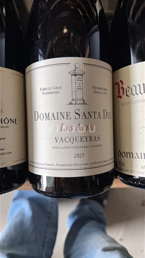 Rhônen laakso Vacqueyras Domaine Santa Duc Les Aubes 2023