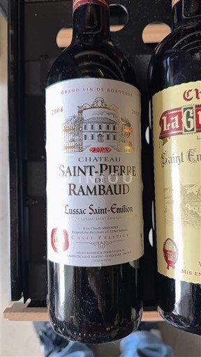 Bordéus Lussac-Saint-Émilion Château Saint-Pierre de Rambaud 2008