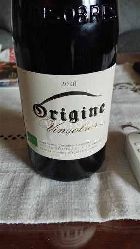 Thung lũng Rhône Vinsobres Origine 2020