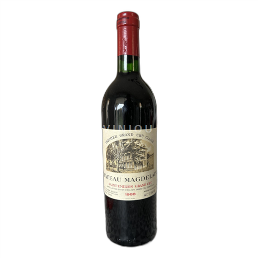 Bordeaux Saint-Émilion Grand Cru Château Magdelaine 1988