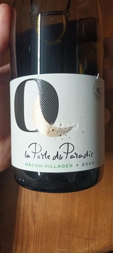 Víno Blanc sec La Porte du Paradis La Part des Anges 2022 Francie Burgundsko Mâcon a mâconské vesnice AOC