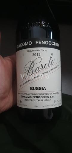 Piemonte Barolosta Giacomo Fenocchio Bussia 2013