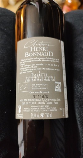 Provansa Palette Château Henri Bonnaud Neleten.