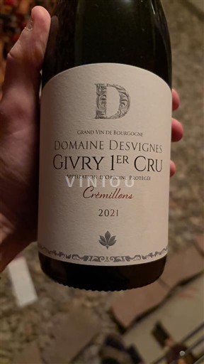 Bourgondië Givry Premier Cru Domaine Svignes Crémillons 2021