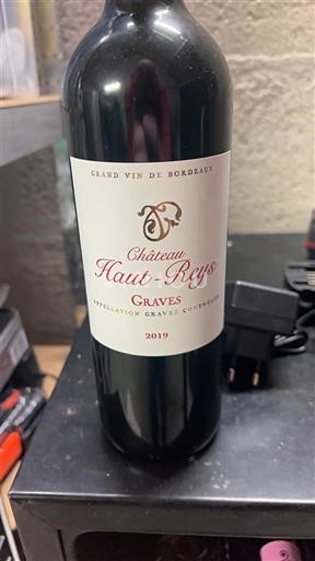 Бордо Ґрав. Château Haut-Reys 2019