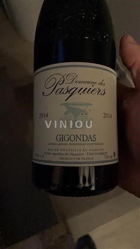 Rona dolina Gigondas Domaine S Pasquiers 2014