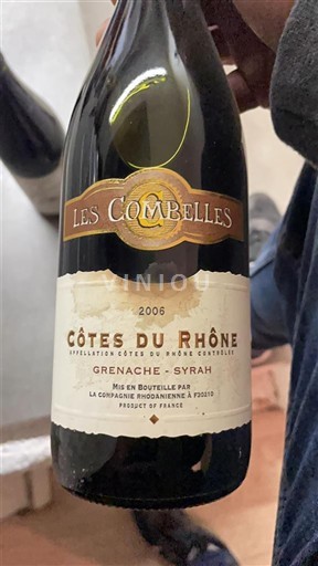 Rhône-dalen Côtes-du-Rhône Les Combelles 2006