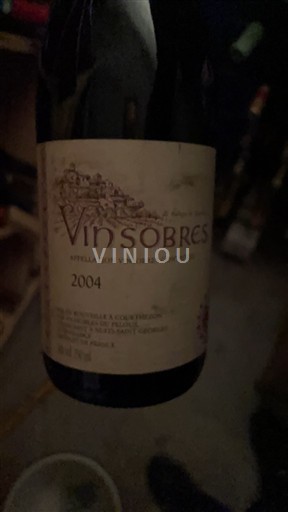 Rhônen laakso Vinsobres Vignoble du peloux 2004