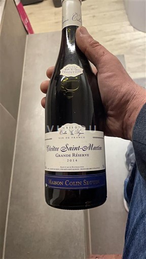 Rhônen laakso Côtes-du-rhône Maison Colin Seguin Cloître Saint-Martin Grande Réserve 2014