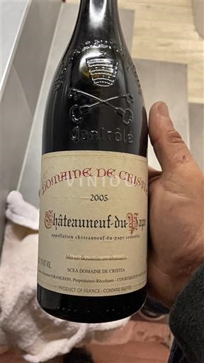 Vallée du Rhône Châteauneuf-du-pape Domaine Cristia 2005