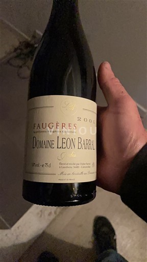 Vini Rouge sec Domaine Léon Barral 2005 Francia Linguadoca Faugères AOC
