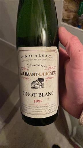 Alsacia Allimant-Laugner Pinot blanc 1997