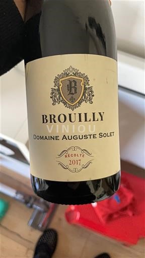 Beaujolais Brouilly Domaine Auguste Solet 2017