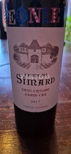 Bordo Сент-Емилион Гранд Кру Grand Cru Château Simard 2017