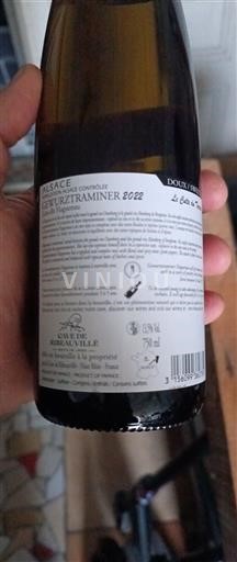 Elzas Gewurztraminer Cave de Ribeauvillé 2022