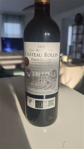 Bordeaux Haut-Médoc Cru Bourgeois Château Rollin 2015