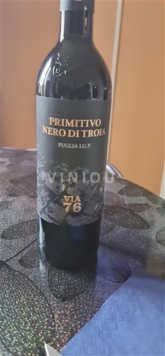 Apulija Ni doloceno Via 76 Primitivo Nero di Troia Neleten.