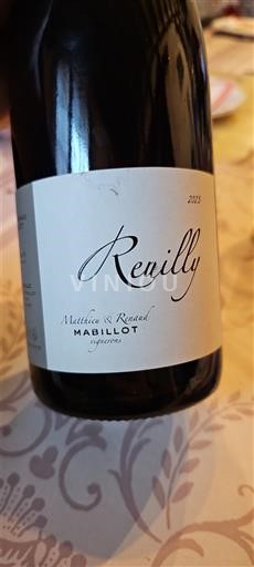 Vale do Loire Reuilly Mathieu & Renaud Mabillot 2023