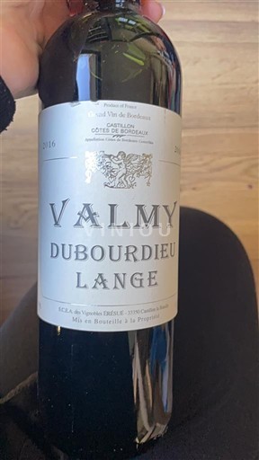 Vine Rouge sec Valmy Dubourdieu Lange 2016 Frankrig Bordeaux Côtes-de-Bordeaux AOC