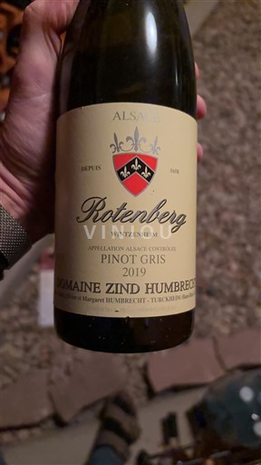 Elzas Domaine Zind Humbrecht Rotenberg 2019
