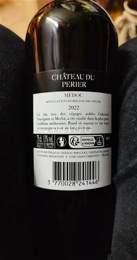 Bordeaux Médoc Château Périer 2022