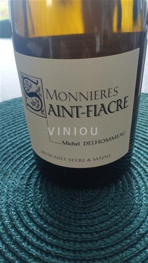 Viinit Blanc sec Monnières-Saint-Fiacre Michel Delhommeau 2010 Ranska Loiren laakso Muscadet-sèvre-et-maine AOC