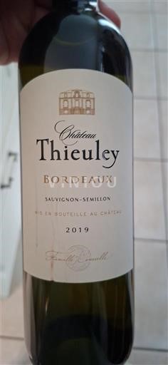 Bordeaux Château Thieuley 2019