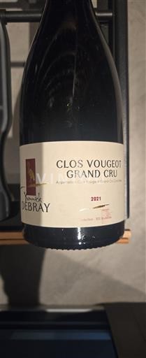 Borgonha Clos-de-Vougeot Grand Cru Domaine Bray 2021
