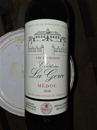 Bordeaux Médoc Château La Gorce 2016