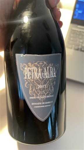 Valle della Loira Anjou Domaine Bablut Petra Alba 2017