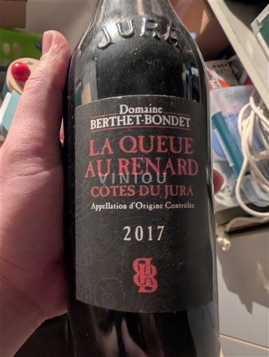 Jura Côtes-du-jura Domaine Berthet-Bondet La Queue au Renard 2017