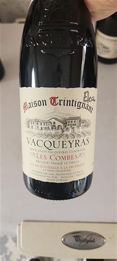 Rhônedalen Vacqueyras Maison Trintignant Les Combes 2018