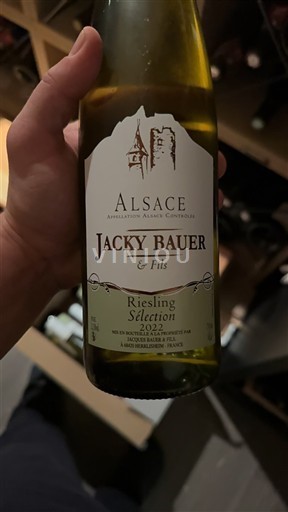 Alsace Jacky Bauer & Fils Riesling Sélection 2022