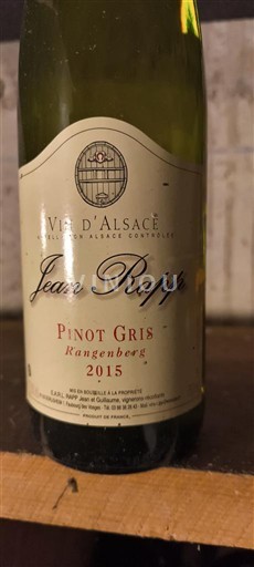 Elsass Jean Rapp Rangenberg 2015