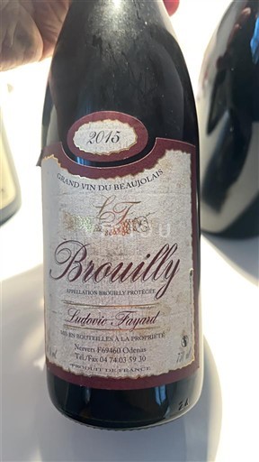 Beaujolais Brouilly Ludovic Fayard 2015