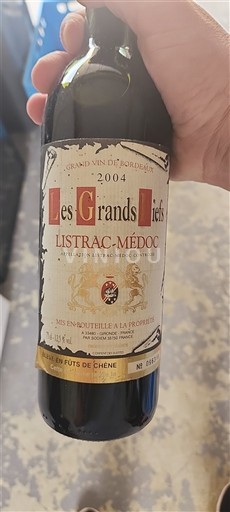 Bordeaux Listrac-Médoc Les Grands Lièfs 2004