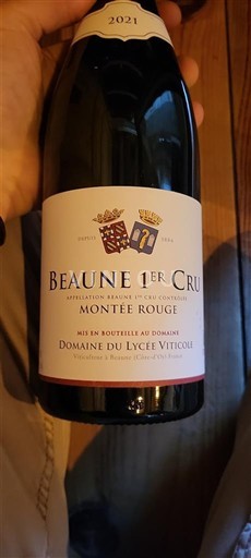 Burgundsko Beaune Premier Cru Domaine Lycée Viticole Montée Rouge 2021
