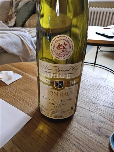 Elzas Pinot grigio Grand Cru Léon Baur Grand Cru Pfersigberg 2021