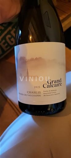 Burgundsko Chablis Premier Cru Grand Calcaire Premier Cru Vaucoupin 2021
