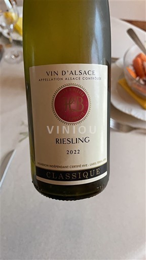 Alsace Riesling Huber & Bléger Classique 2022