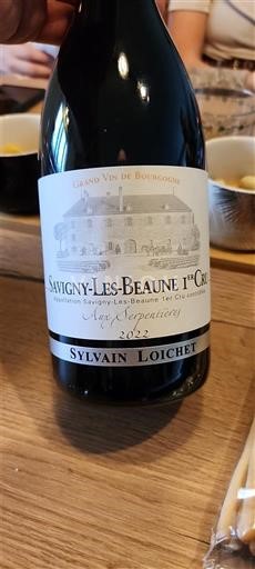 Bourgogne Savigny-lès-beaune Premier Cru Sylvain Loichet Les Vergelesses 2022