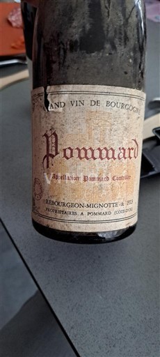 Borgoña Pommard Rebourgeon-Mignotte 1989