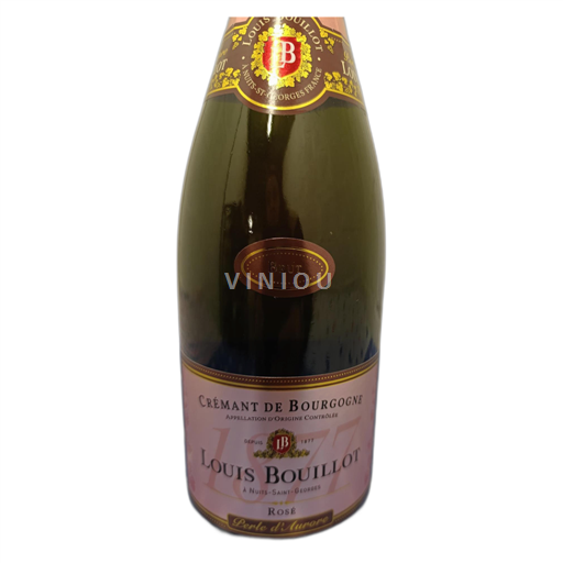 Vin Effervescent Rosé brut Perle d'Aurore Louis Bouillot Non millésimé France Bourgogne Crémant-de-bourgogne AOC