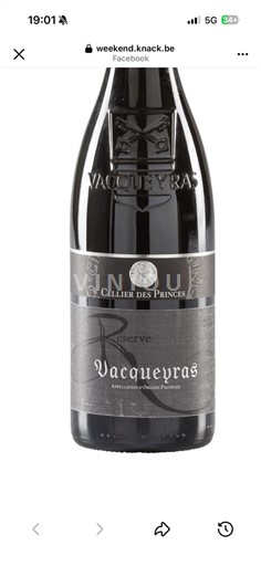 Valle del Ródano Vacqueyras Cellier des Princes Réserve 2023