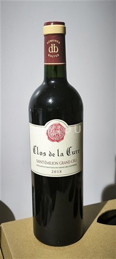 Bordeaux Saint-Émilion Grand Cru Grand Cru Clos de la Cure 2018