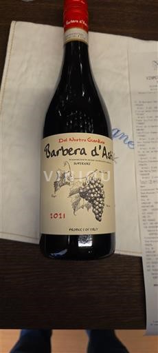 Piémont Barbera d'Asti Dal Nostro Giardino 2021