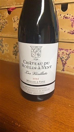 Beaujolais Moulin-à-vent Château Moulin-à-Vent Les Vérillats 2022