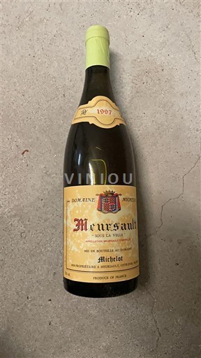 Borgogna Meursault Domaine Michelot Sous la Velle 1997