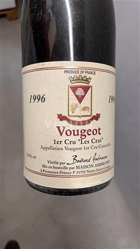 Bourgondië Niet gespecificeerd Premier Cru Bertrand Ambroise Les Cras 1996