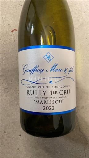 Borgoña No especificado Premier Cru Gauffroy Marc & Fils Marissou 2022